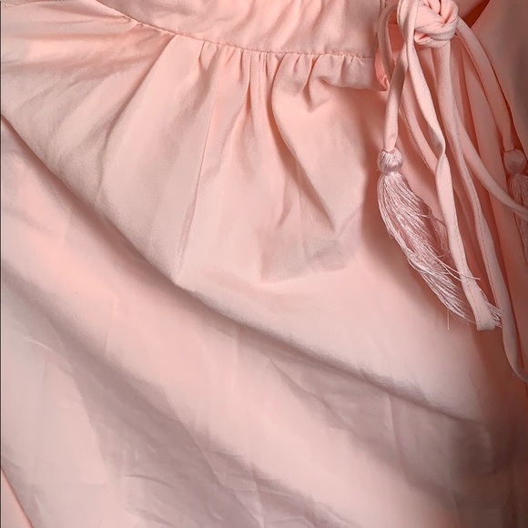 Essue Pink Sleeveless Deep V Mini Dress | Medium - Picture 9 of 9